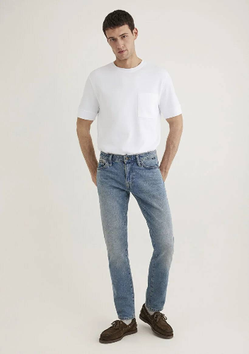 Resim Mavi Jake Erkek Jean Pantolon M0042285360