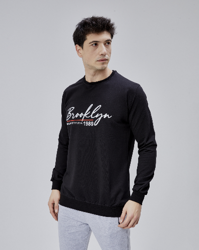 Resim Paul&More Erkek Sweat Brooklyn 0 Yaka 2 İp