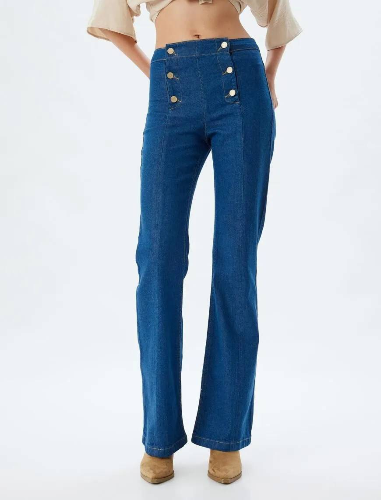 Resim Koton Kadın Jean Pantolon 5WAL40182MD