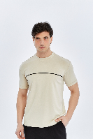 Resim Paul&More Erkek T-Shirt Modal O Yaka Tek Biyeli