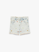 Resim Koton Kız Bebek Kot&Kanvas Şort 6SMG40002AD