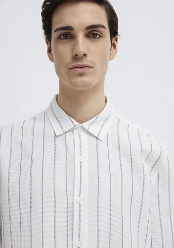 Resim Mavi Erkek Uzun Kol Gömlek M0211384-86702