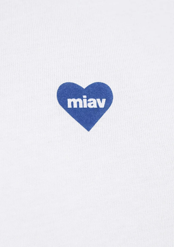 Resim Mavi Baskılı Kadın T-shirt M1614093-70057