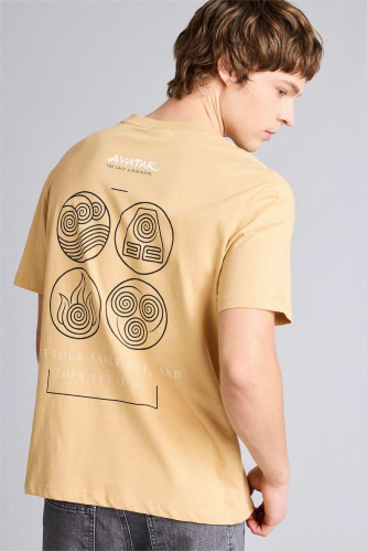 Resim Defacto Erkek T-shirt F9761AX/BG247