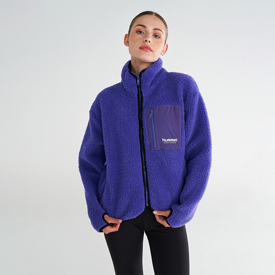 Resim Hummel Hml Arun Sherpa Zip Jacket Kadın Ceket 922363-2893