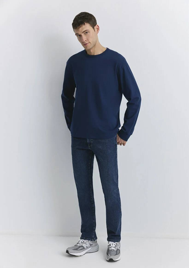 Resim Mavi Hunter Rinse Erkek Jean Pantolon M0020283045