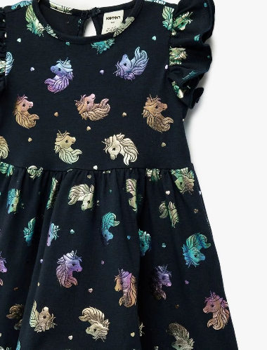 Resim Koton Kız Bebek Elbise 6SMG80028AK