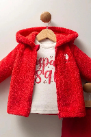 Resim U.S. Polo Assn Bebek Kız Bebek Sweat Takım USB2732