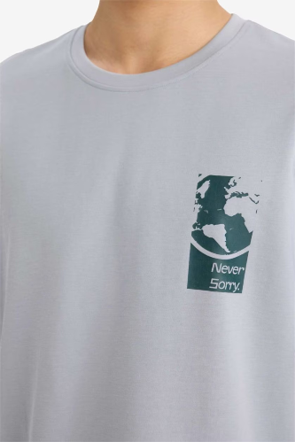 Resim Defacto Erkek T-shirt F8122AX/GR130