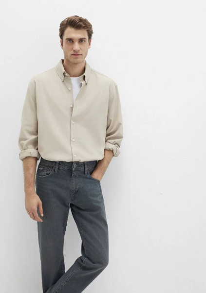 Resim Mavi Erkek Uzun Kol Gömlek M0211751-70154