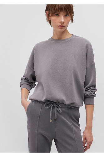 Resim Mavi Oversize Kadın Sweat M168837-71498