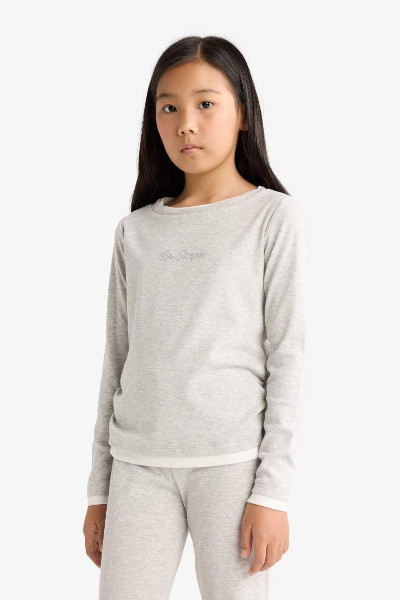 Resim Defacto Kız Çocuk  Sweat Takım G0119A8/GR93