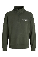 Resim Jack & Jones Jjmakoto Halfzip Sweat Erkek Sweat 12278608