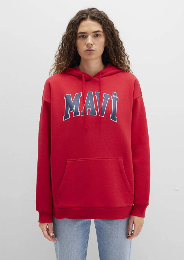 Resim Mavi Logo Kadın Sweat M1600361-82054