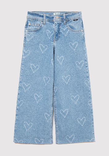 Resim Mavi Lorı Kız Çocuk Jean Pantolon M7010036-89486