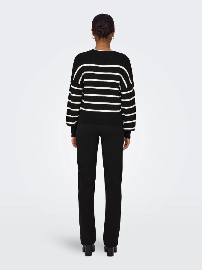 Resim Only Onlibi Ls O-Neck Knt Noos Kadın Kazak 15279935