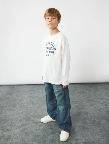 Resim Koton Erkek Çocuk Jean Pantolon 6WKB40036TD