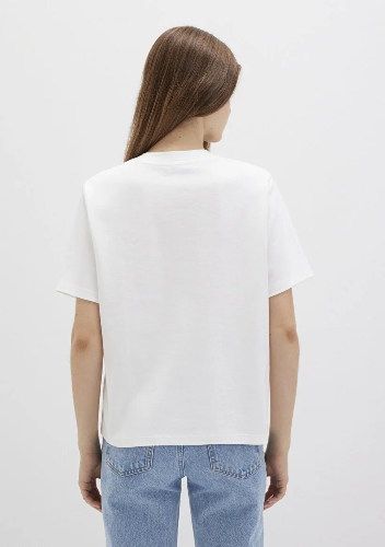 Resim Mavi Kadın T-shirt M1612122-70057