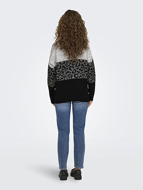 Resim Only Onljade Animal Ls O-Neck Knt Noos Kadın Kazak 15294969