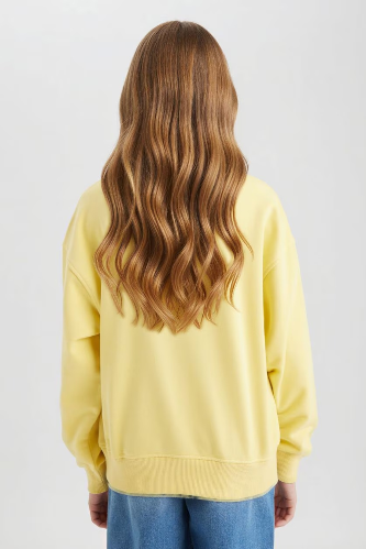 Resim Defacto Kız Çocuk Sweat E6782A8/YL115