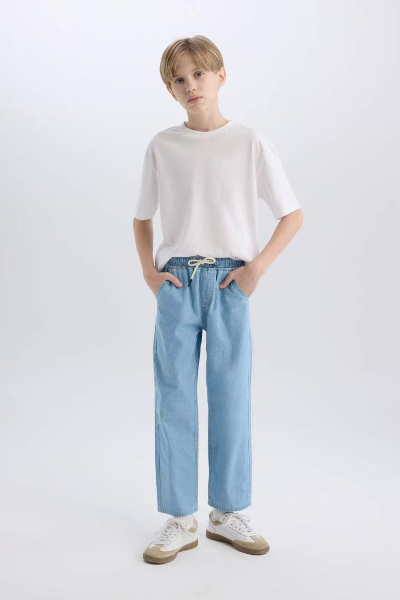 Resim Defacto Erkek Çocuk Jean Pantolon B5740A8/NM39