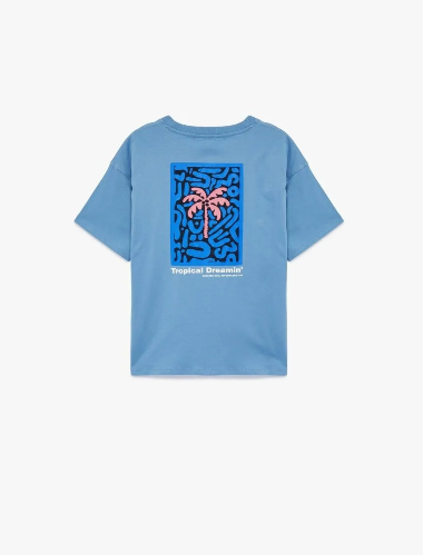 Resim Koton Erkek Çocuk T-shirt 6SKB10075TK