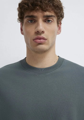 Resim Mavi Erkek T-shirt M0613113-71598