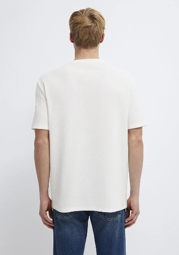 Resim Mavi Erkek T-shirt M0613153-70056