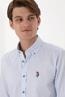 Resim 2225466 Cedcolor025K U.S Polo Assn. Erkek Uzun Kol Gömlek