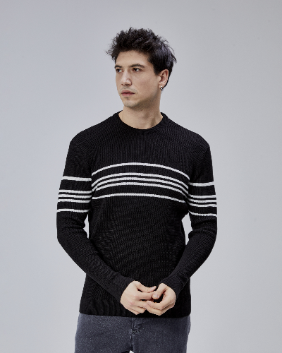 Resim Paul&More Erkek Triko Kazak 18062 O Yaka