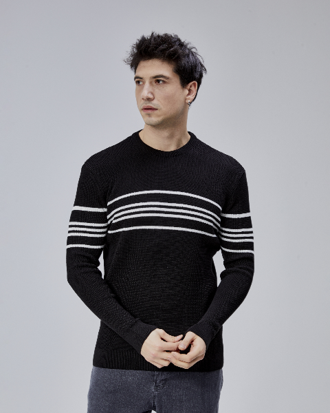 Resim Paul&More Erkek Triko Kazak 18062 O Yaka