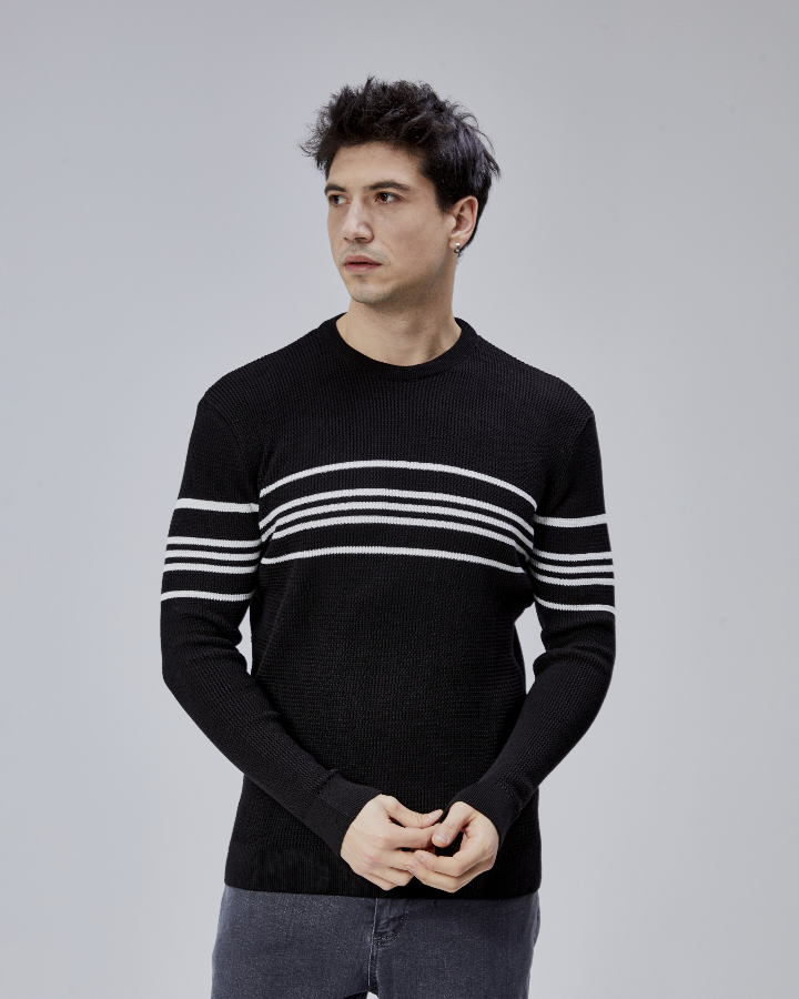 Resim Paul&More Erkek Triko Kazak 18062 O Yaka