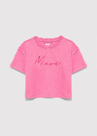 Resim Mavi Kız Çocuk T-shirt M7610181-91355