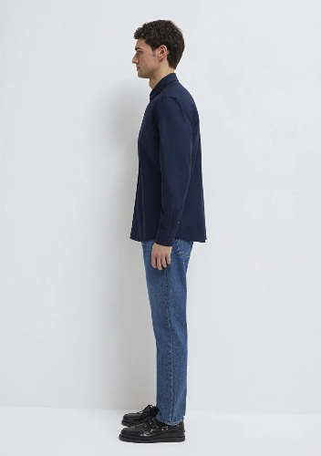 Resim Mavi Erkek Uzun Kol Gömlek M0212063-80872