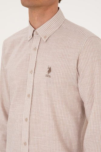 Resim U.S. Polo Assn. Gıze Erkek Dokuma Gömlek 2106492