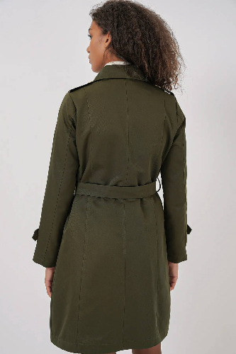 Resim Yenikoza Kadın Pardesü  Trençkot