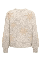 Resim Only Onlrosie Ls O-Neck Glitter Knt Kazak 15328250