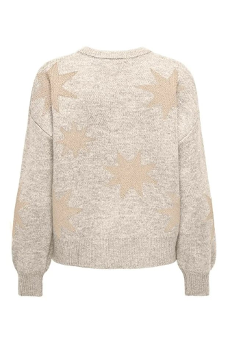 Resim Only Onlrosie Ls O-Neck Glitter Knt Kazak 15328250