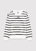 Resim Mavi Logo Baskılı Kız Çocuk Sweat M7S10038-900