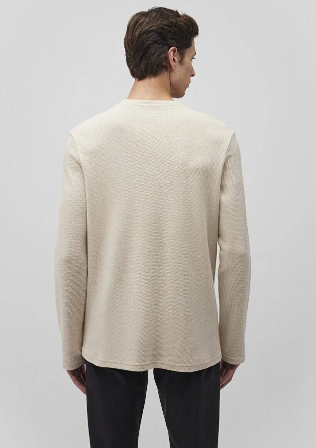 Resim Mavi Uzun Kol Erkek Sweat M0611925-70072