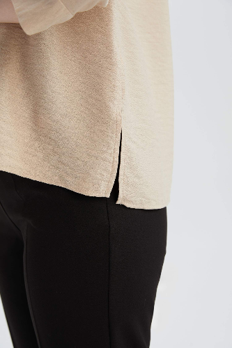 Resim Defacto Kadın Uzun Kol Gömlek E4987AX/BG352