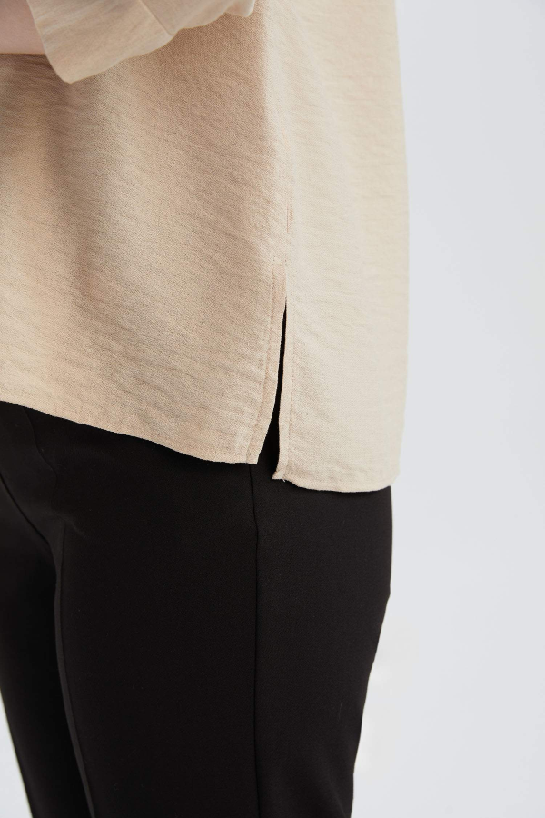 Resim Defacto Kadın Uzun Kol Gömlek E4987AX/BG352