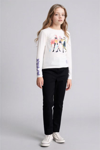 Resim Defacto Kız Çocuk Jean Pantolon G0257A8/BK27