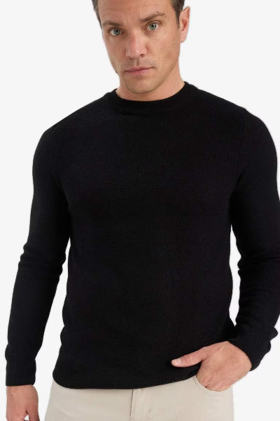 Resim Defacto Erkek  Kazak F1777AX/BK81