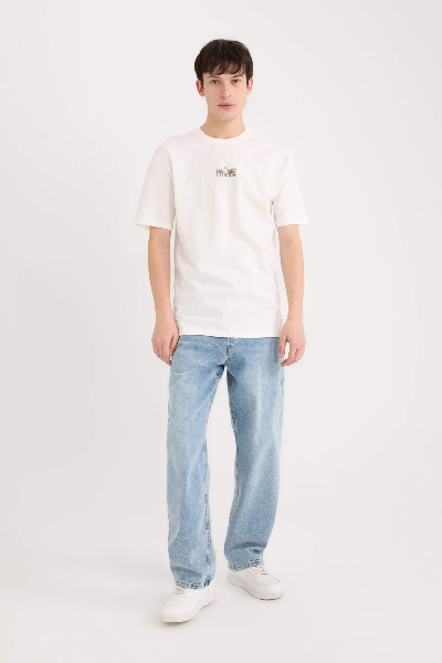 Resim Defacto Erkek  T-shirt D6795AX/ER105
