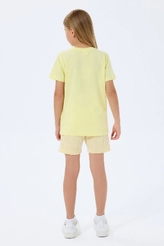 Resim Yenikoza Kız Çocuk Şort Takım