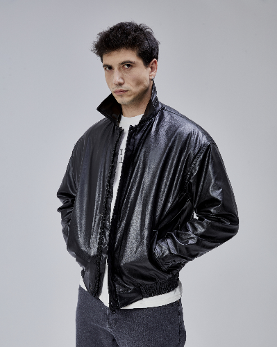 Resim Yenikoza Erkek Deri Mont ve Ceket