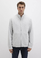 Resim Mavi Full Zip Erkek Sweat M0S10377-82498