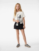 Resim Koton Kız Çocuk T-shirt 6SKG10158AK