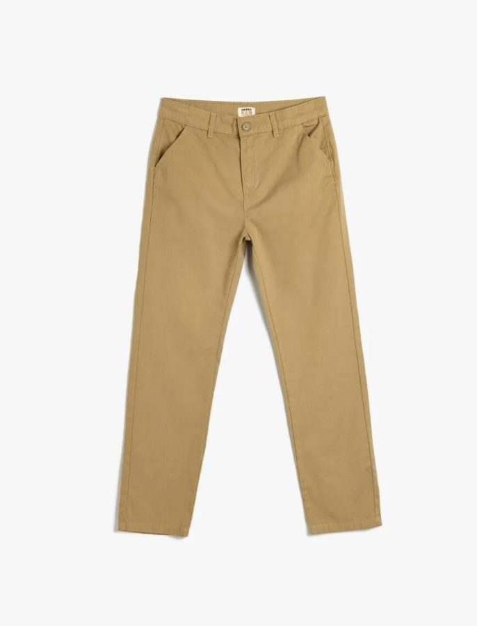 Resim Koton Erkek Çocuk Kanvas Pantolon 5WKB40057TW